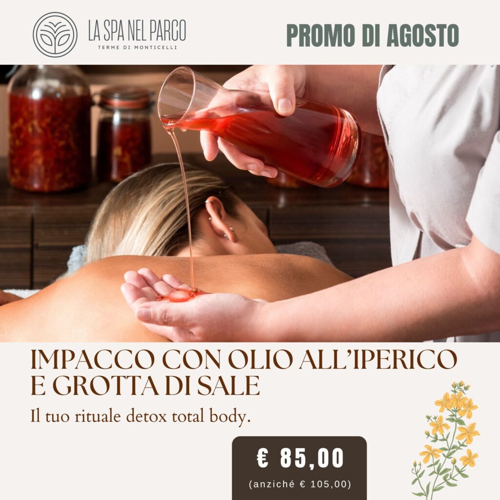 Promozione della Spa nel Parco delle Terme di Monticelli per agosto 2025